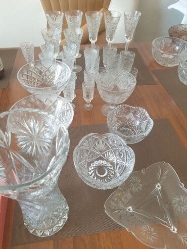 Хрусталь СССР вареньицы,салатницы,конфетницы,вазы-без сколов и at lalafo.kg Хрусталь СССР вареньицы,салатницы,конфетницы,вазы-без сколов и