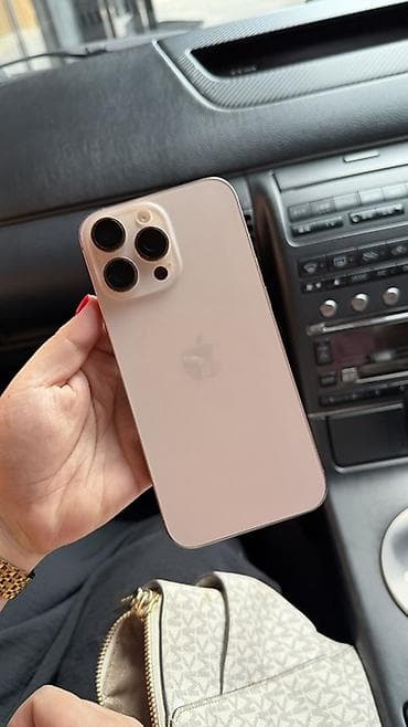 айфон есие: IPhone 16 Pro Max, Б/у, 256 ГБ, Desert Titanium, Коробка, 92 % — 1