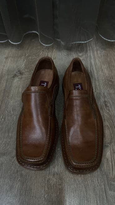 брендовые мужские спортивные костюмы из турции: Мужские туфли, 42, Новый, цвет - Коричневый, Самовывоз — 1