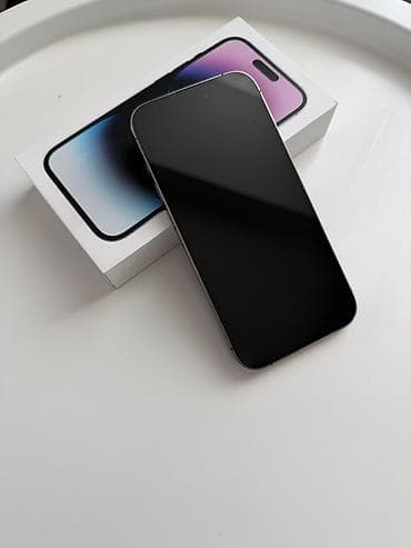 iphone osh: IPhone 14 Pro, Б/у, 256 ГБ, Deep Purple, Зарядное устройство, Чехол, Коробка, 83 % — 4