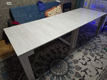 стол раскладушка: Кухонный стол, Новый, Прямоугольный, Раскладной — 3