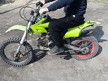 черепашка диска: Питбайк/мини-эндуро, зеленый пластик - Компоновка: легкая стальная — 1