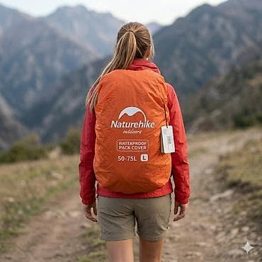 Водонепроницаемый чехол-дождевик для рюкзака Naturehike Outdoors - — 2