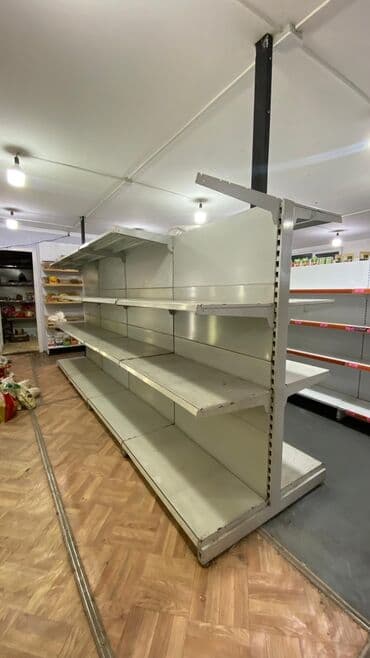 оборудования для магазина: Торговое оборудование для магазина - Островной металлический стеллаж — 5