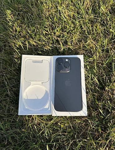 pixel 4: IPhone 15 Pro, Б/у, 256 ГБ, Black Titanium, Защитное стекло, Чехол, Кабель, 81 % — 2