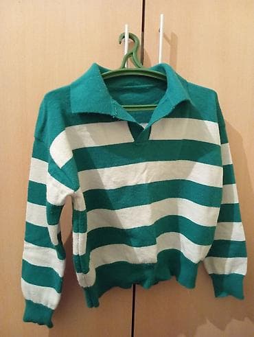 Рубашка, цвет - Зеленый, Б/у