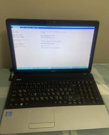 Ковролин: Ноутбук, Acer, 4 ГБ ОЭТ, Intel Core i3, 15.6 ", Колдонулган, Татаал эмес тапшырмалар үчүн, эс тутум HDD — 2
