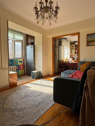 продаю 2х ком кв бишкеке без ремонта токтогул ткрусбекова: 2 комнаты, 44 м², Индивидуалка, 5 этаж, Косметический ремонт — 4