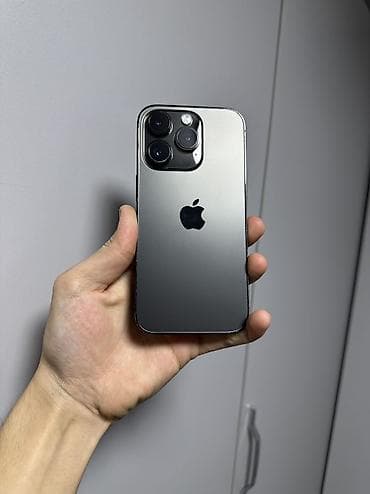 skull candy: IPhone 14 Pro, Б/у, 256 ГБ, Графит, Коробка, 76 % — 3