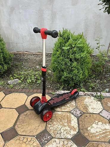 Спорт и отдых: Детский самокат, Трёхколёсный — 1