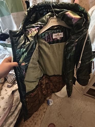 Мырзалардын бут кийими: Утеплённая куртка-пуховик с капюшоном. - Бренд: Italian Garden (на — 1