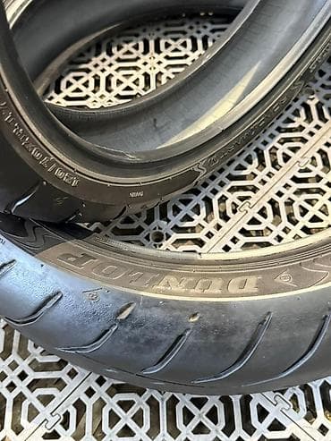 Шины 190 / 55 / R 17, Лето, Б/у, Пара, Dunlop