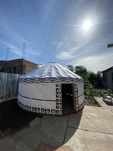 Китептер жана журналдар: Боз үйлөр сатылат, Каркасы Металл, 40 баш, Диаметри: 5 метр — 7