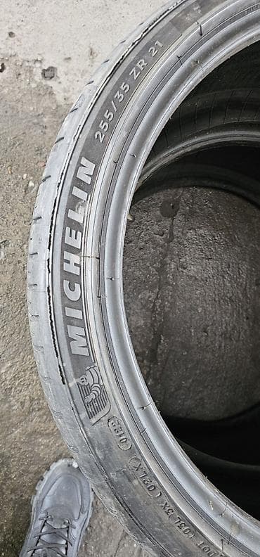 r 21: Шины 255 / 35 / R 21, Лето, Б/у, Пара, Легковые, Michelin — 2