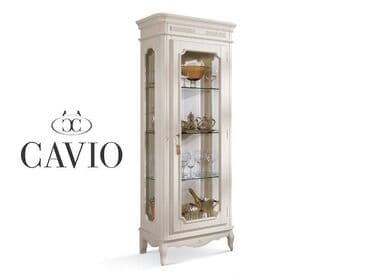 витринные шкафы: Витрина Франческа, цвет крем, Италия, с остекленной дверцей и — 2