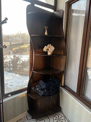 Башка эмеректер: Угловой шкаф из высококачественного материала в необычном дизайне — 1