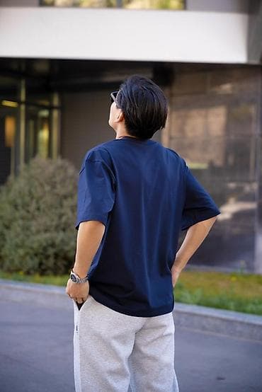 старый вещи: Мужская футболка, L, 2XL, Lining, Новый, цвет - Синий, Самовывоз, Платная доставка — 7