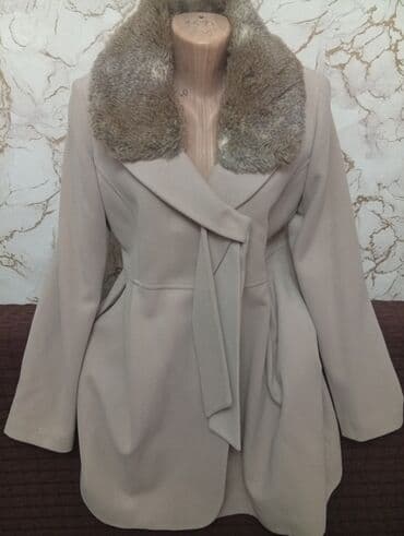 Айымдардын кийими: Пальтолор, Классика, Күз-жаз, Тизеден, L — 4