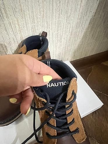 сапожки мужские: Деми сапоги для мальчиков возраста 10-11 лет Марка: Nautica Куплены в — 4
