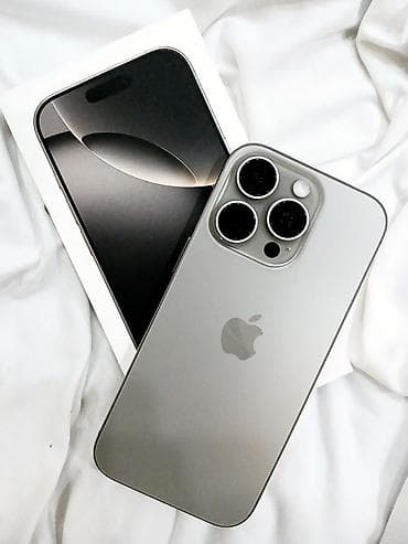 ipad 9th generation: IPhone 16 Pro, Б/у, 256 ГБ, Natural Titanium, Коробка, 99 % — 1