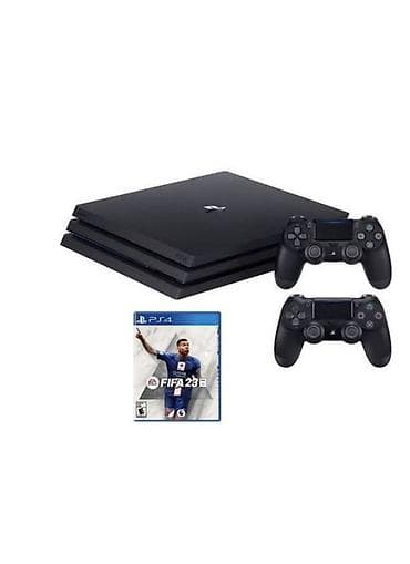 Игровая консоль Sony PlayStation 4 Pro в черном цвете, предлагающая — 1