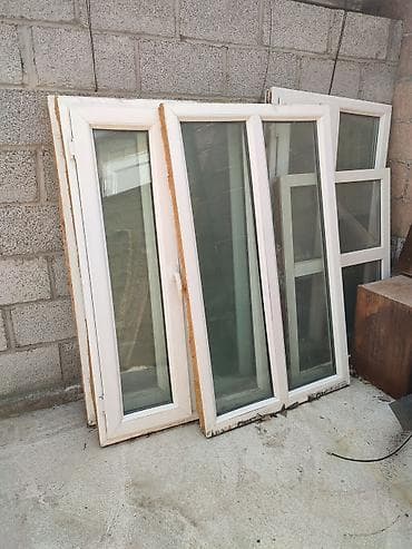 зонты бу: Готовое пластиковое окно, Тип окна: Стандартные, Декоративные особенности: Другие особенности, Б/у, Без установки, Без рассрочки — 1