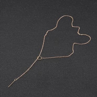 свадебное платье трансформер 2 в 1: ✨ Женское колье Ц с подвеской-кольцом и прямоугольным элементом ✨ — 3