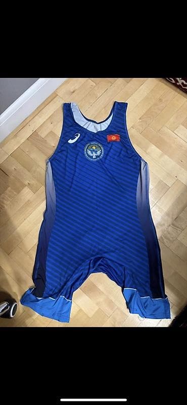 Соревновательный трико для борьбы/единоборств. - Цвет: синий с — 1