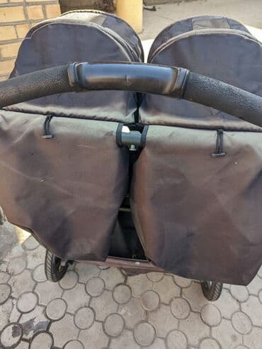 коляска prego: Коляска, цвет - Черный, Б/у — 6