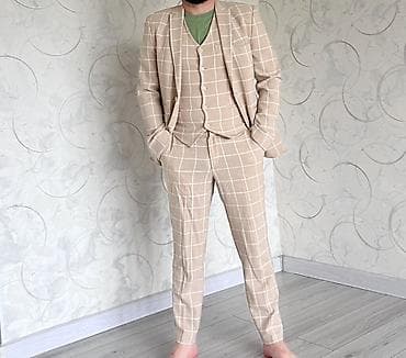 кофта на мальчика: Мужской костюм-тройка в клетку Покупали в Питере в официальном — 1