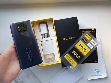 x пайп: Poco X3 Pro, Колдонулган, 128 ГБ, түсү - Кара — 1