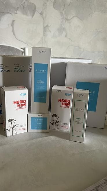 отбеливающие умывалки для лица: Набор корейской косметики Atomy 1) Линия Hydra Brightening - Capsule — 2