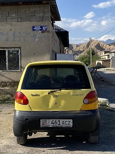 г бишкек портер 1: Daewoo Matiz: 2001 г., 0.8 л, Кол менен иштөөчү, Бензин, Хетчбек — 3