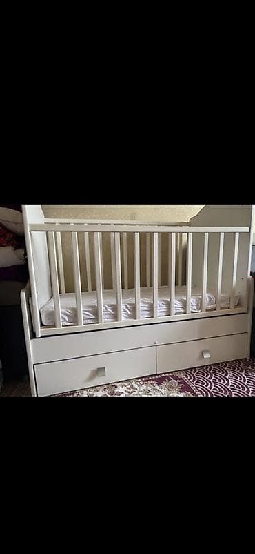 Детская кровать трансформер, Другой тип, цвет - Белый