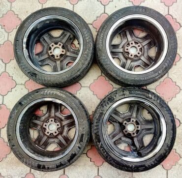 диски на авто bbs: Литые Диски R 18 AMG, Комплект, отверстий - 5, Б/у — 2