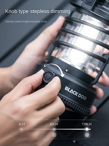 Фонарь-вентилятор BLACK DOG BLACK SEAL 2-в-1 - Комбинированное — 3