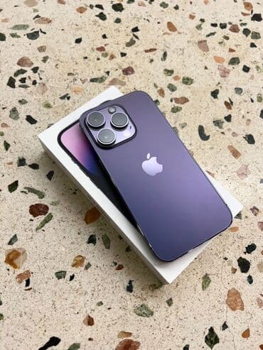 iphone x pro: IPhone 14 Pro, Deep Purple, Коробка — 1
