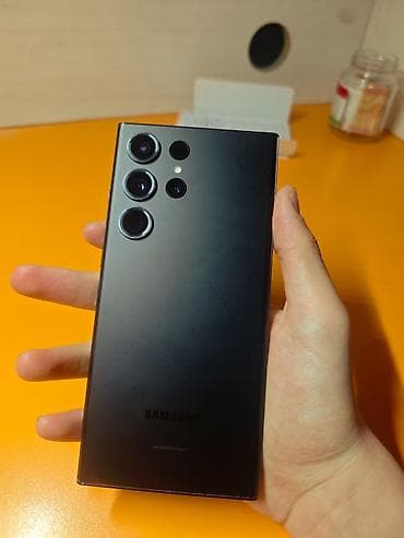 samsung tab s9: Samsung Galaxy S23 Ultra, Б/у, 256 ГБ, цвет - Черный, 2 SIM — 1