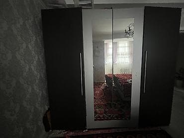 зеркало переносное в полный рост: Шифоньер, шкаф для одежды, Б/у, Прямой — 1