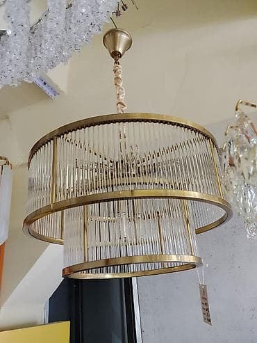 диммер: Подвесная люстра в современном стиле Art Deco - Двухъярусный круглый — 1
