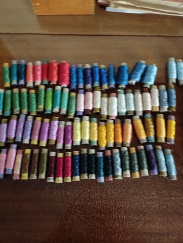 вышивка вишивка вышывка вишывка вышивалка вышивальная вышывалная вышивалный вышивальный вышывалка вышивальный вышивалный вышивальная: Нитки для вышивки шелковые х/б 80. Иглы для шв.машинки. спицы — 1