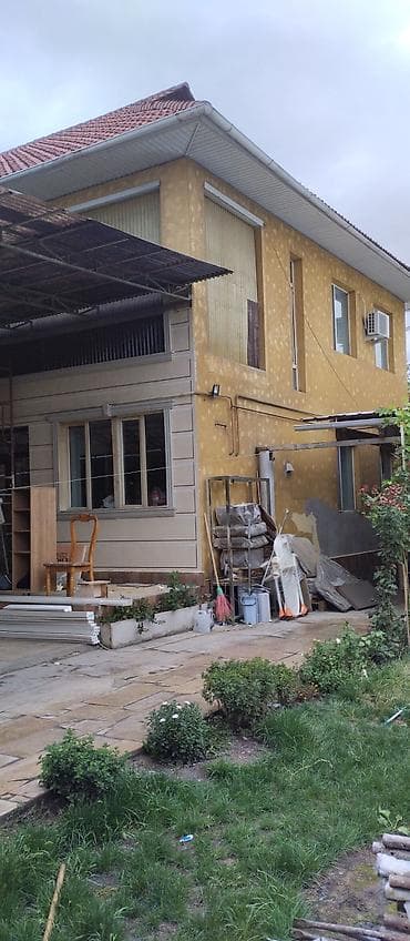 Декоративная отделка фасада дома - Фактурная штукатурка с нанесением at lalafo.kg Декоративная отделка фасада дома - Фактурная штукатурка с нанесением