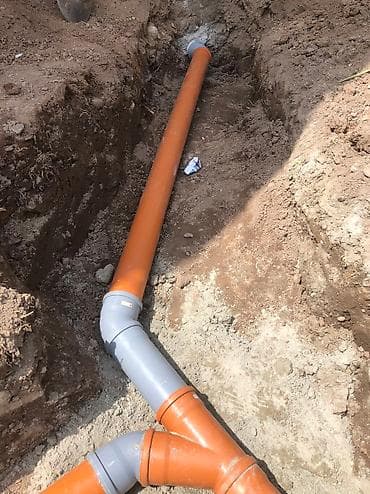 Курулушту биротоло бүтүрүү: Канализация иштери | Канализация казуу, Септик казуу, Канализация түтүктөрүн орнотуу 6 жылдан ашык тажрыйба — 1