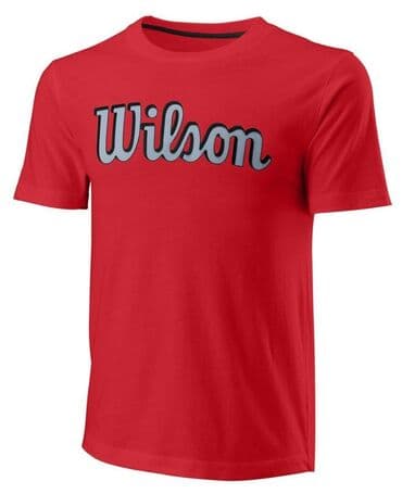 cot: Футболка теннисная WILSON SCRIPT ECO COTTON TEE SLIMFIT L - WRA806610 — 2