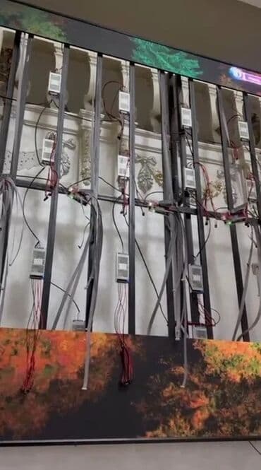 изготовление рекламных баннеров: | LED экраны, | Монтаж, Снятие размеров — 5