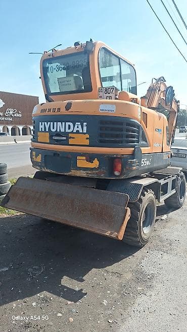 Транспорт: Экскаватор, Hyundai, 2014 г., Колесный — 5
