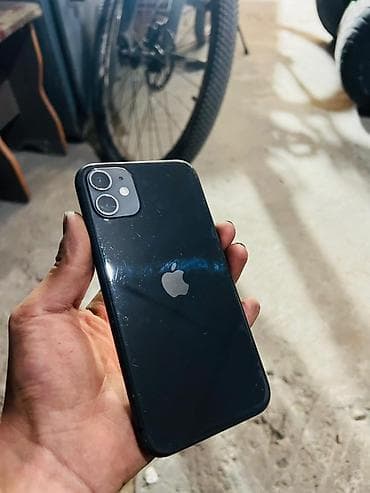 iphone 5se: IPhone 11, Б/у, 128 ГБ, Jet Black, Зарядное устройство, Чехол, Кабель, 71 % — 1