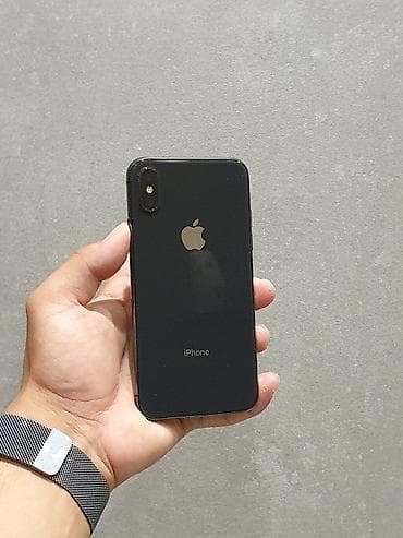 айфоны цена: IPhone X, Б/у, 256 ГБ, Space Gray, Чехол, 100 % — 3