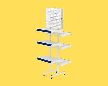 ремонт витрин: Стеллаж Дисплей торговый напольный, Дисплей перфорированный с — 8