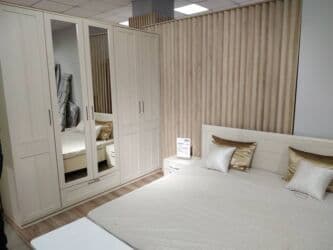 купить кровать с матрасом в рассрочку: Спальный гарнитур: - Кровать двуспальная (без матраса) 160/200 - — 1